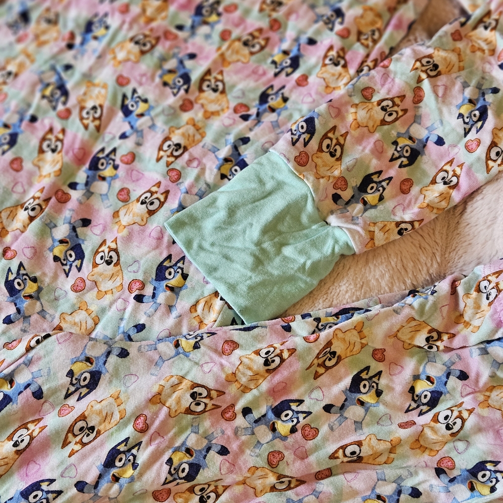 Little Snuggles By Charlies Project Bluey And Bingo Pajamas - Picture 2 of 6